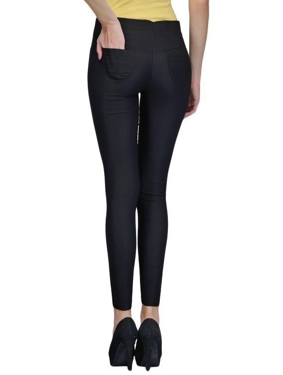 black jegging with zipper - 9841780 - Zoom Image - 3