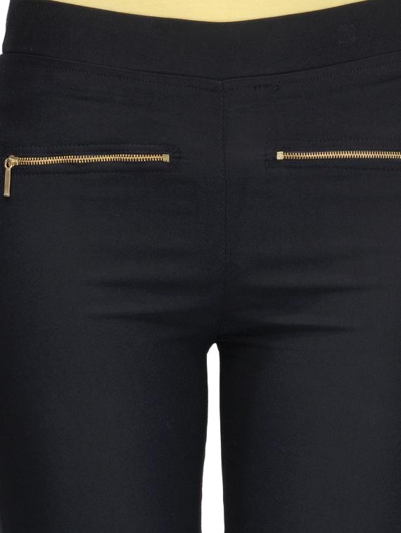 black jegging with zipper - 9841780 - Zoom Image - 4