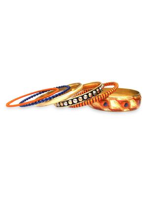 multicolor metallic bangles set - 9878829 - Standard Image - 2