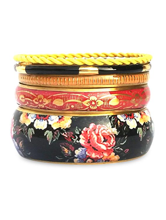 multicolor metallic bangles set - 9878839 - Zoom Image - 1
