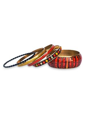 multicolor metallic bangles set - 9878840 - Standard Image - 2