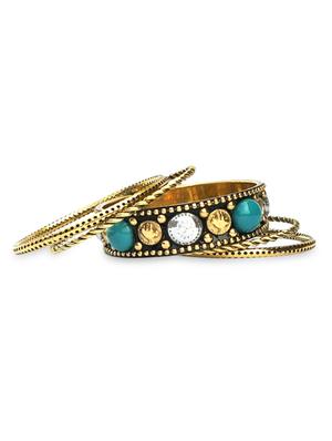 multicolor metallic bangles set - 9878857 - Standard Image - 2