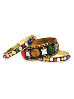 multicolor metallic bangles set - 9878858 - Standard Image - 2