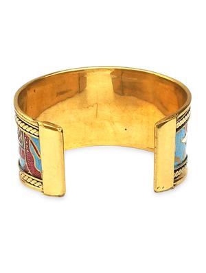 multicolor brass acrylic painted bangles set - 9878862 - Standard Image - 3