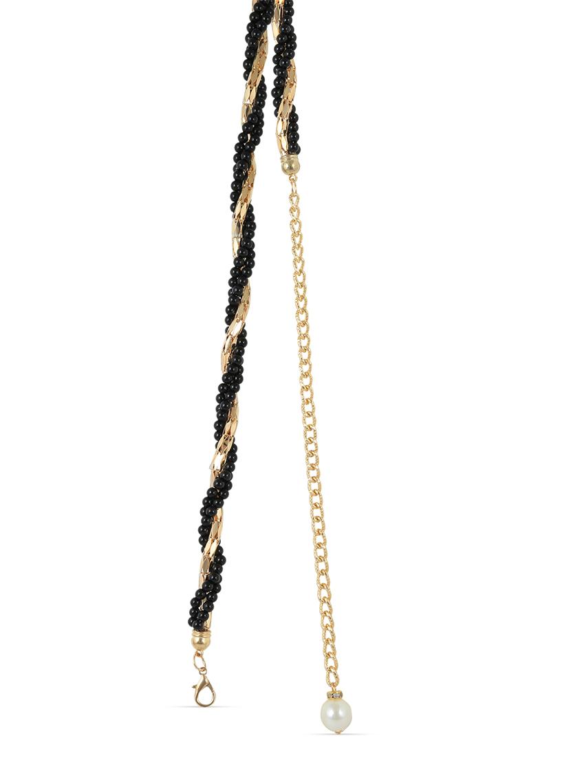 golden & black metal belt - 9879617 - Zoom Image - 2