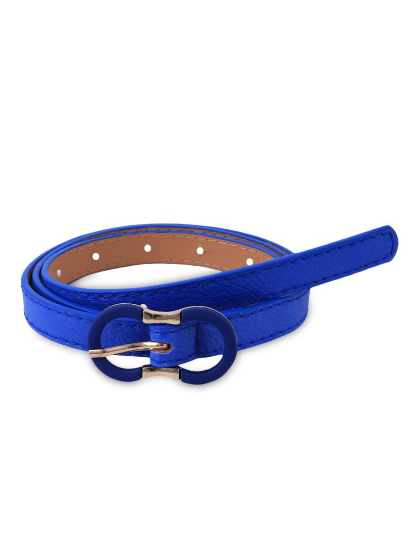 blue leatherette belt - 9879640 - Zoom Image - 1
