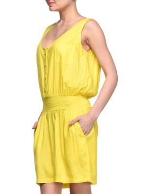 yellow rayon jumpsuit - 988499 - Standard Image - 2