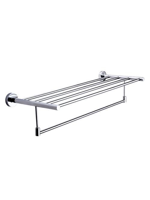 pure brass silver color towel rack - 989065 - Standard Image - 1