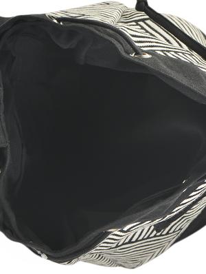 monochrome chevron woven canvas back-pack - 989323 - Standard Image - 3