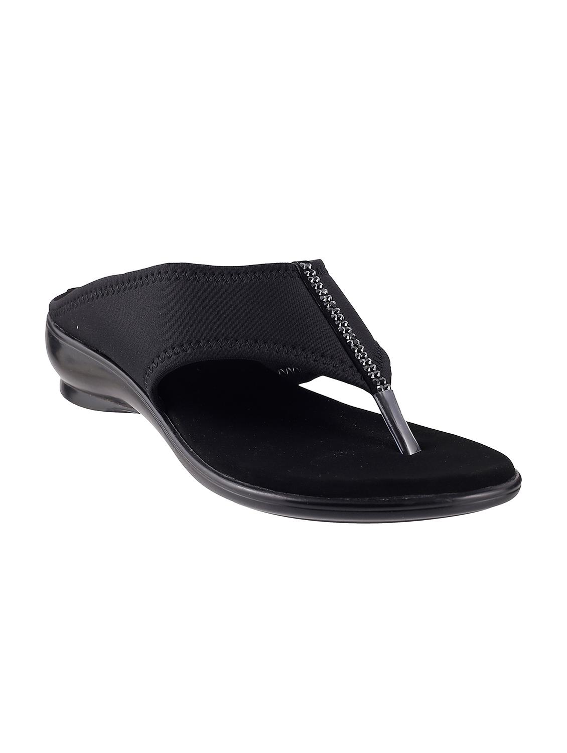 black leatherette sandal - 9900513 - Zoom Image - 1