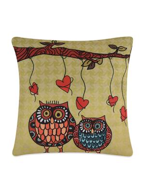owl print quirky cushion cover - 990680 - Standard Image - 2
