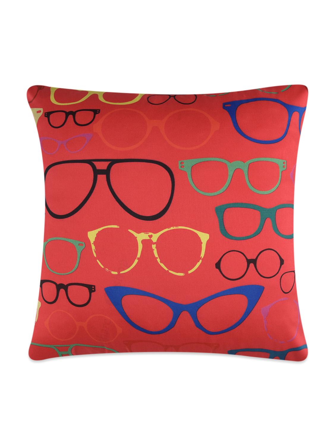 sunglasses print silk cushion cover - 990681 - Zoom Image - 2