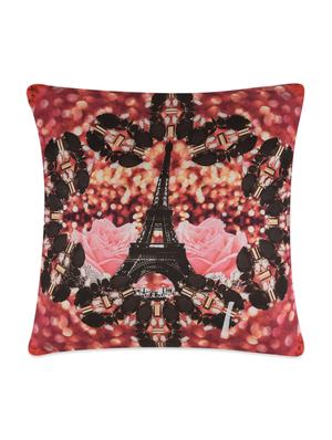 eifel tower print silk cushion cover - 990693 - Standard Image - 2
