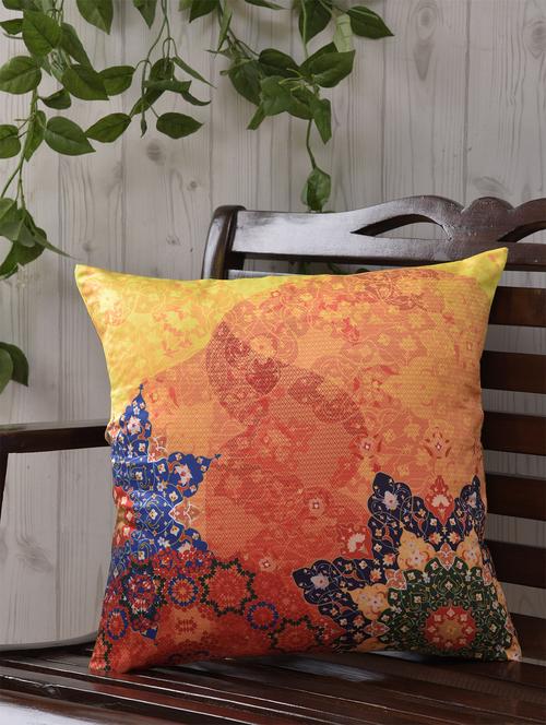 ethnic print silk cushion cover - 990694 - Standard Image - 1