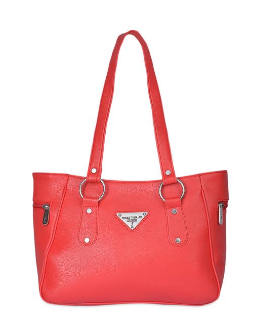 Red Leatherette handbags. - 9908493 - Very Small Image - 1