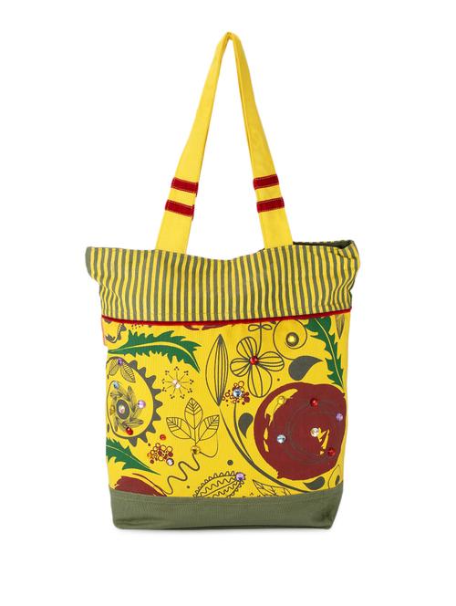 multicolor cotton arty hand bag - 993190 - Standard Image - 1