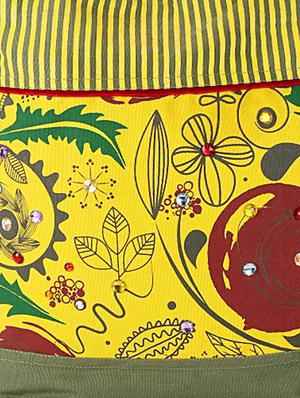 multicolor cotton arty hand bag - 993190 - Standard Image - 4