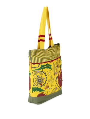 multicolor cotton arty hand bag - 993190 - Standard Image - 5