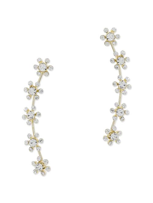 white embellished earrings - 9934725 - Standard Image - 1