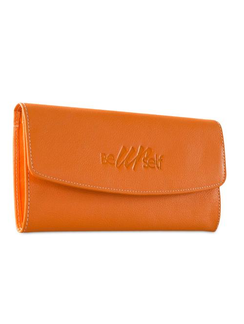 orange leather wallet - 9936798 - Standard Image - 1