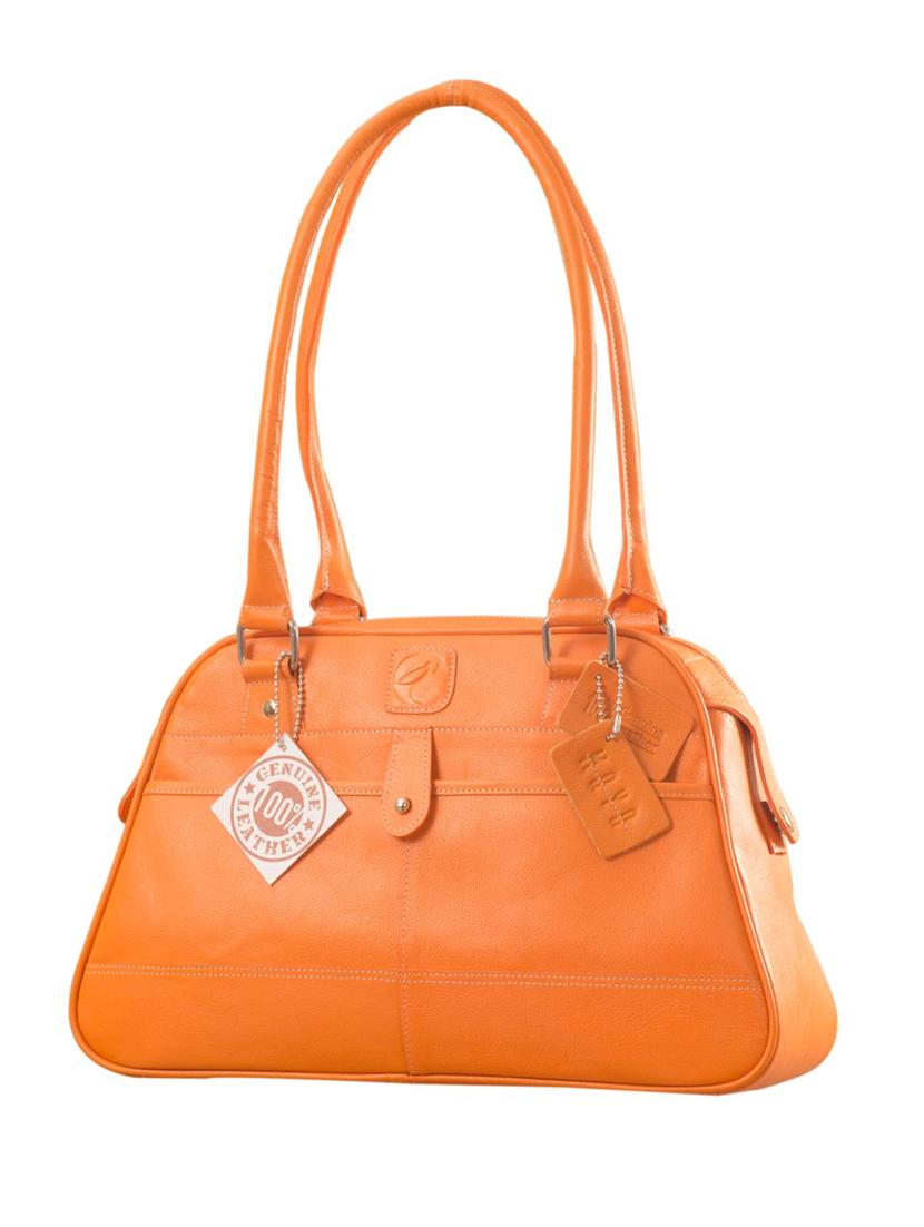 orange leather handbag - 9936918 - Zoom Image - 1