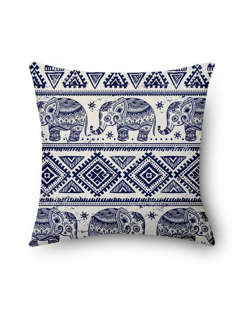 multicolored set of 2 polyester cushion cover - 9957239 - Very Small Image - 1