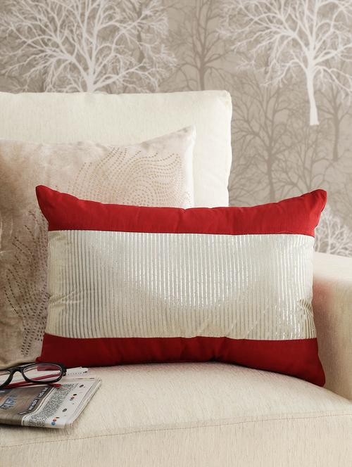 dekor world stripe elegance filled pillow (pack of 2 pcs) - 9959637 - Standard Image - 1