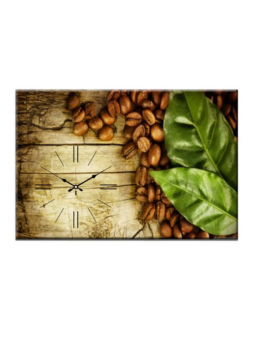 coffee bean photo print wall clock - 996269 - Standard Image - 1
