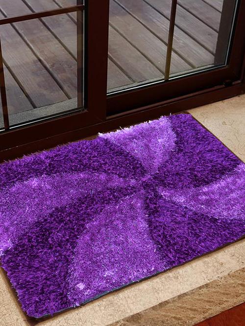 purple POLYESTER Doormat - 9964148 - Very Small Image - 1
