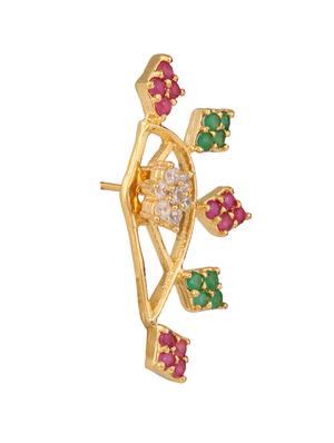 multi colored metal alloy embellished earing - 9966956 - Standard Image - 3