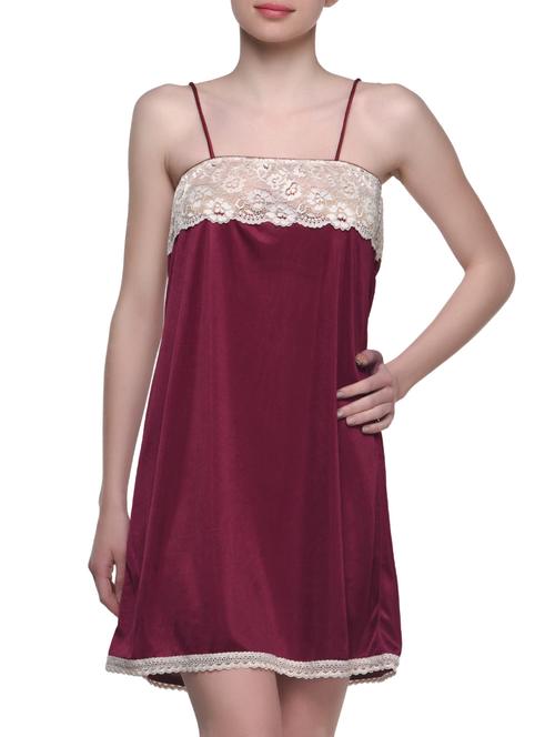 satin short nightslip - 997047 - Standard Image - 1