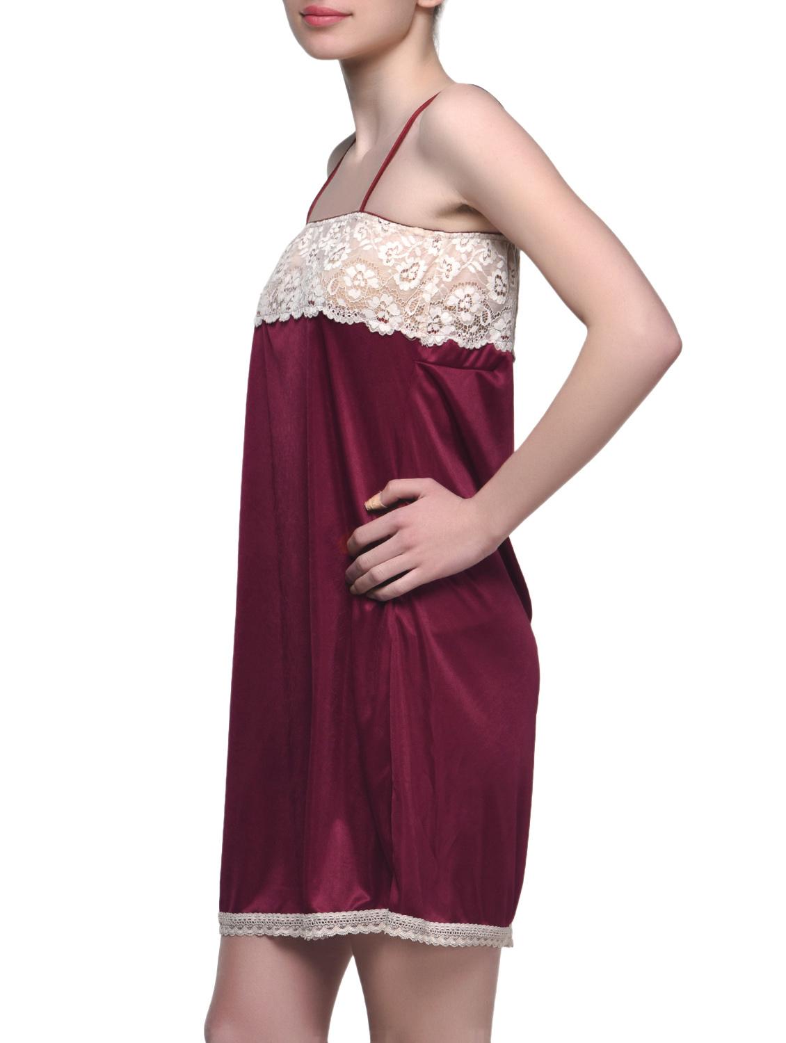 satin short nightslip - 997047 - Zoom Image - 2