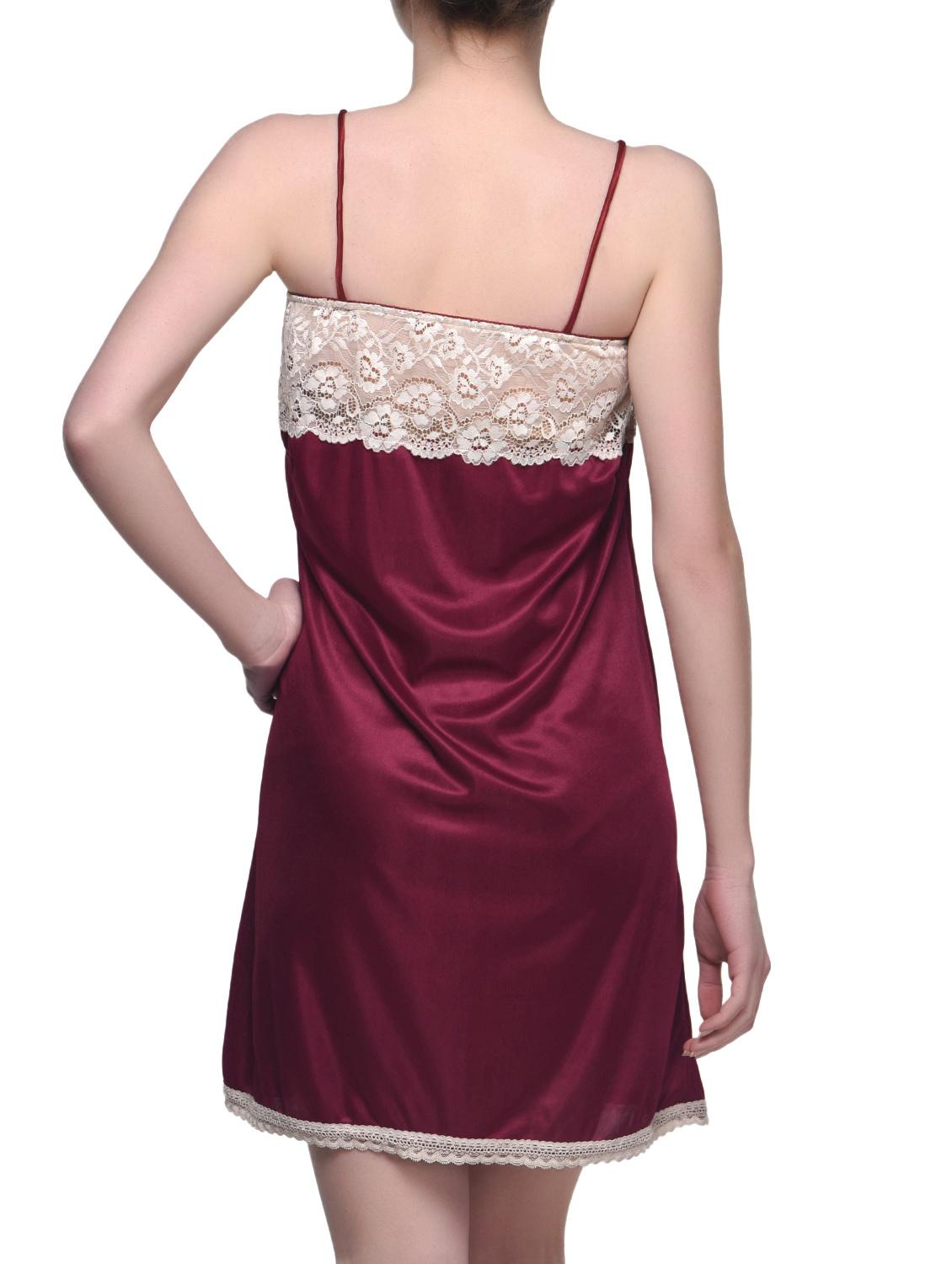 satin short nightslip - 997047 - Zoom Image - 3