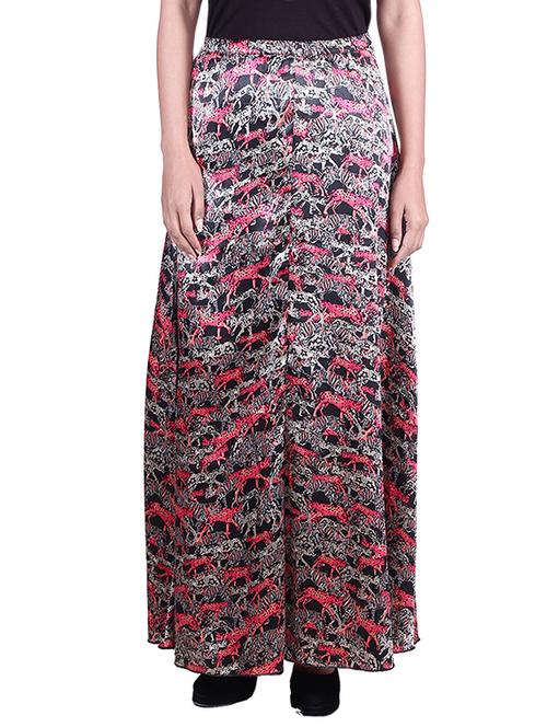 multi color satin skirts - 9973748 - Standard Image - 1