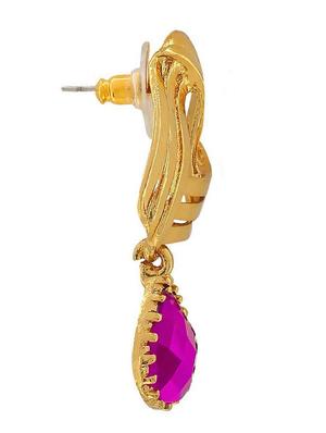 pink metal alloy earring - 9975830 - Standard Image - 2