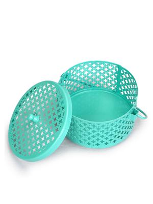 metal round jaali storage box - 9987349 - Standard Image - 2