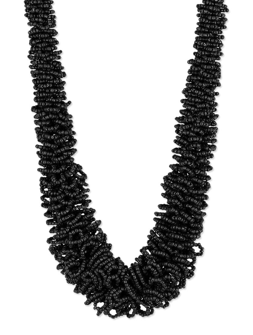 black metal alloy necklace - 9999901 - Zoom Image - 1