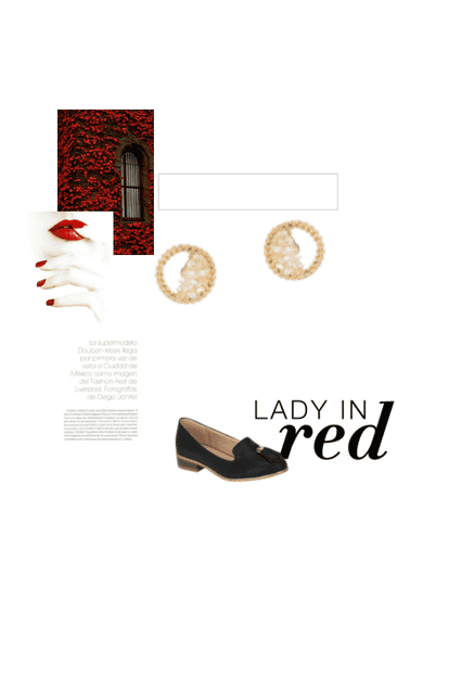 Lady in red