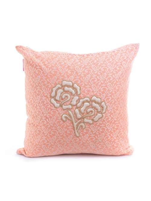 peach throws and cushions