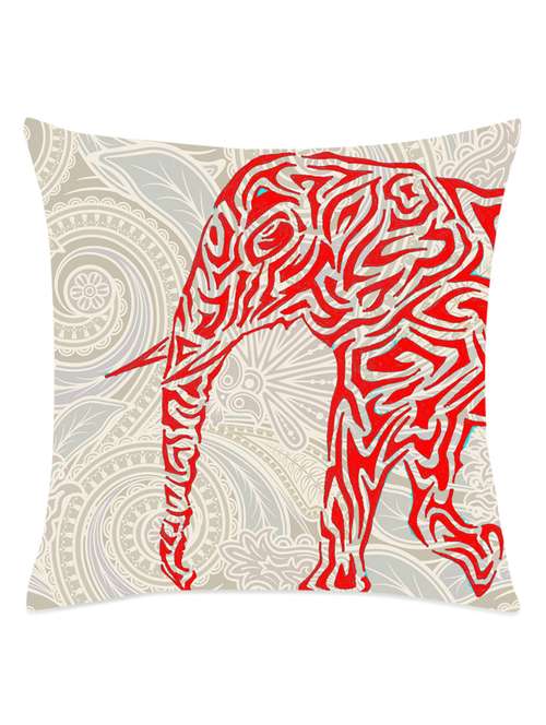 red elephant cushion