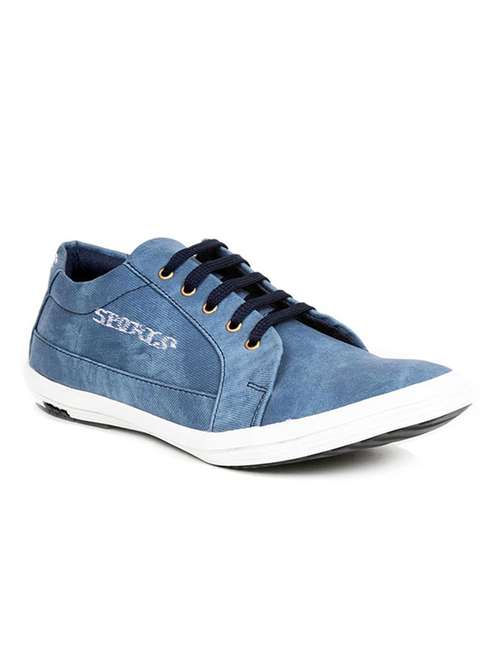 canvas shoes blue colour