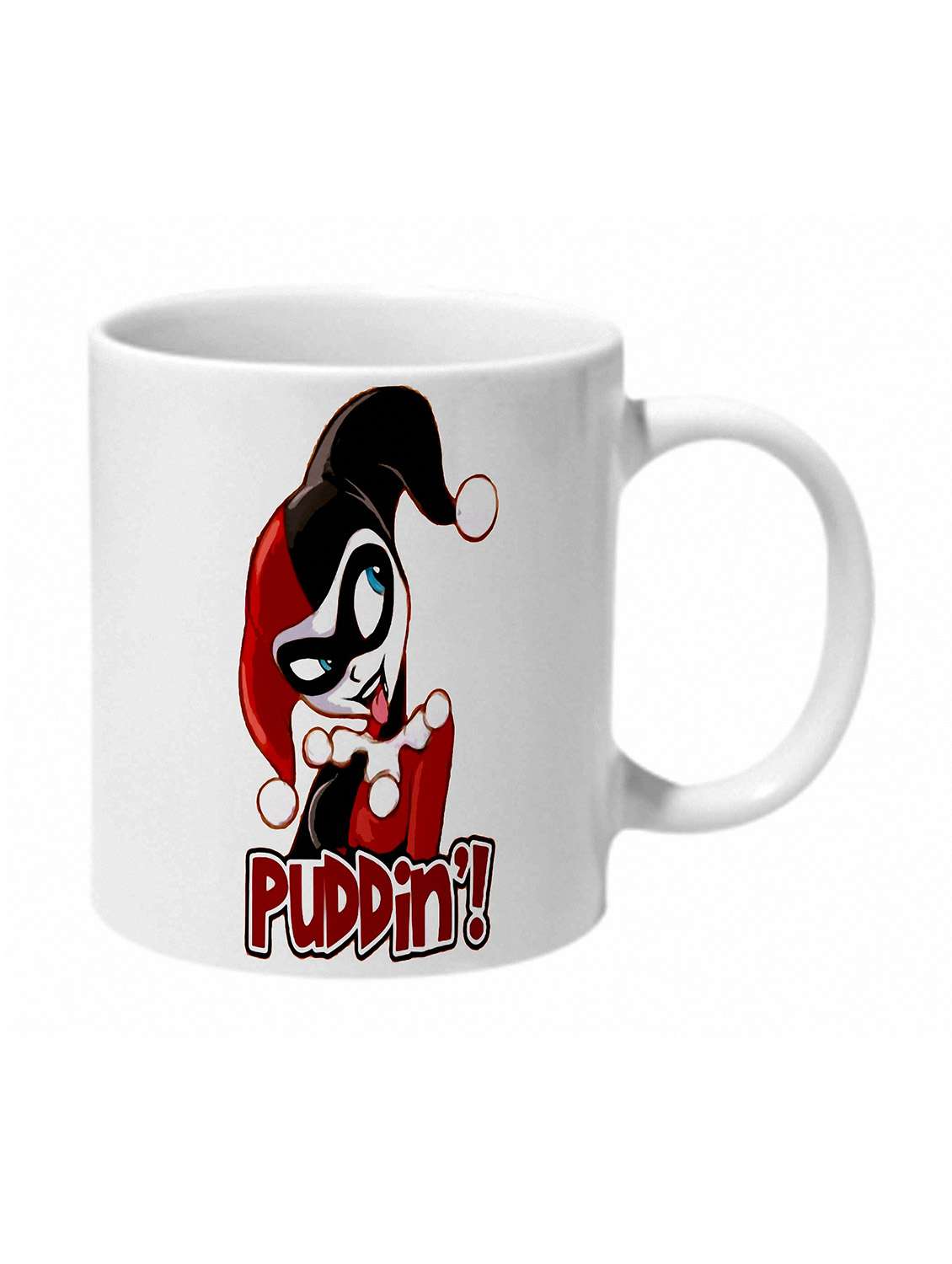 Mooch Wale Harley Quinn Puddin Ceramic Mug