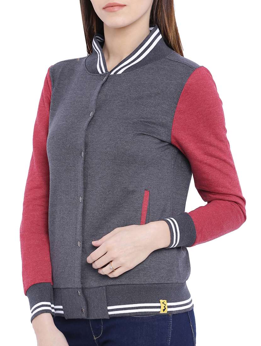 Color Block Varsity Jacket