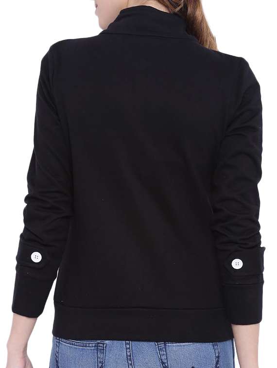 Contrast Button Up Jacket 