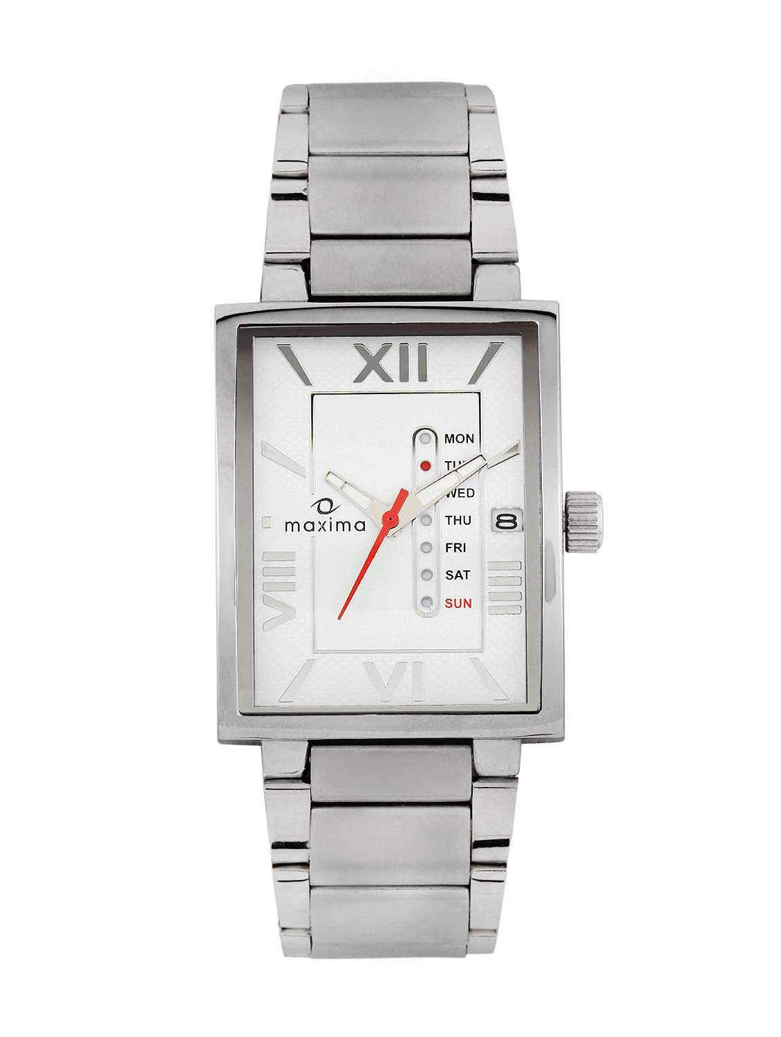 maxima white watch