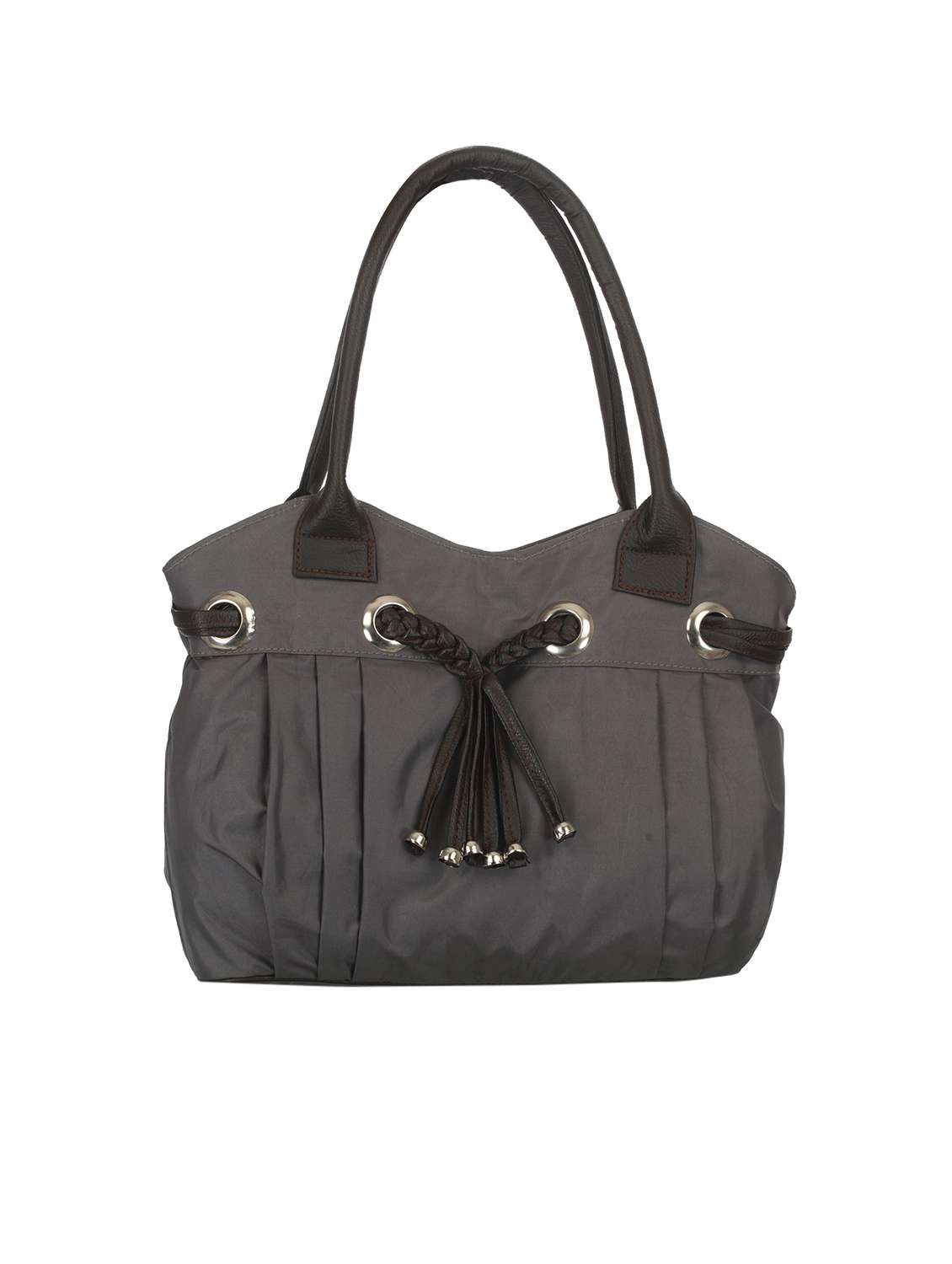 Buy online Grey Canvas Handbag from bags for Women by Noble Designs for