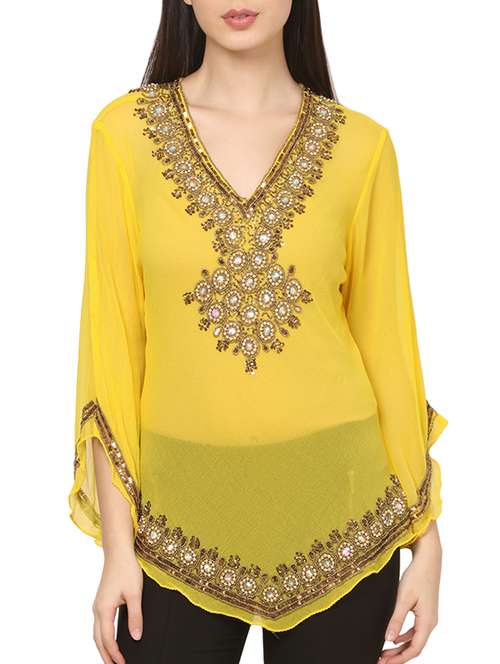 limeroad georgette kurtis