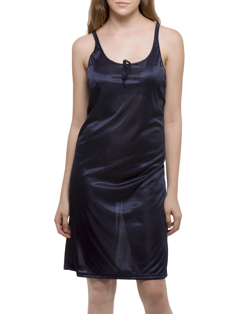 Buy online Navy Blue Satin Nighty from sleepwear for Women by Being Fab for â¹340 at 62% off 