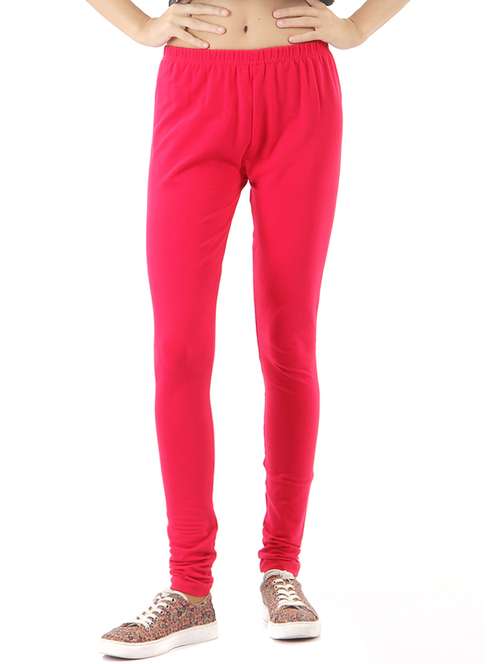 Buy online Pink Fleece Woolen Legging 
