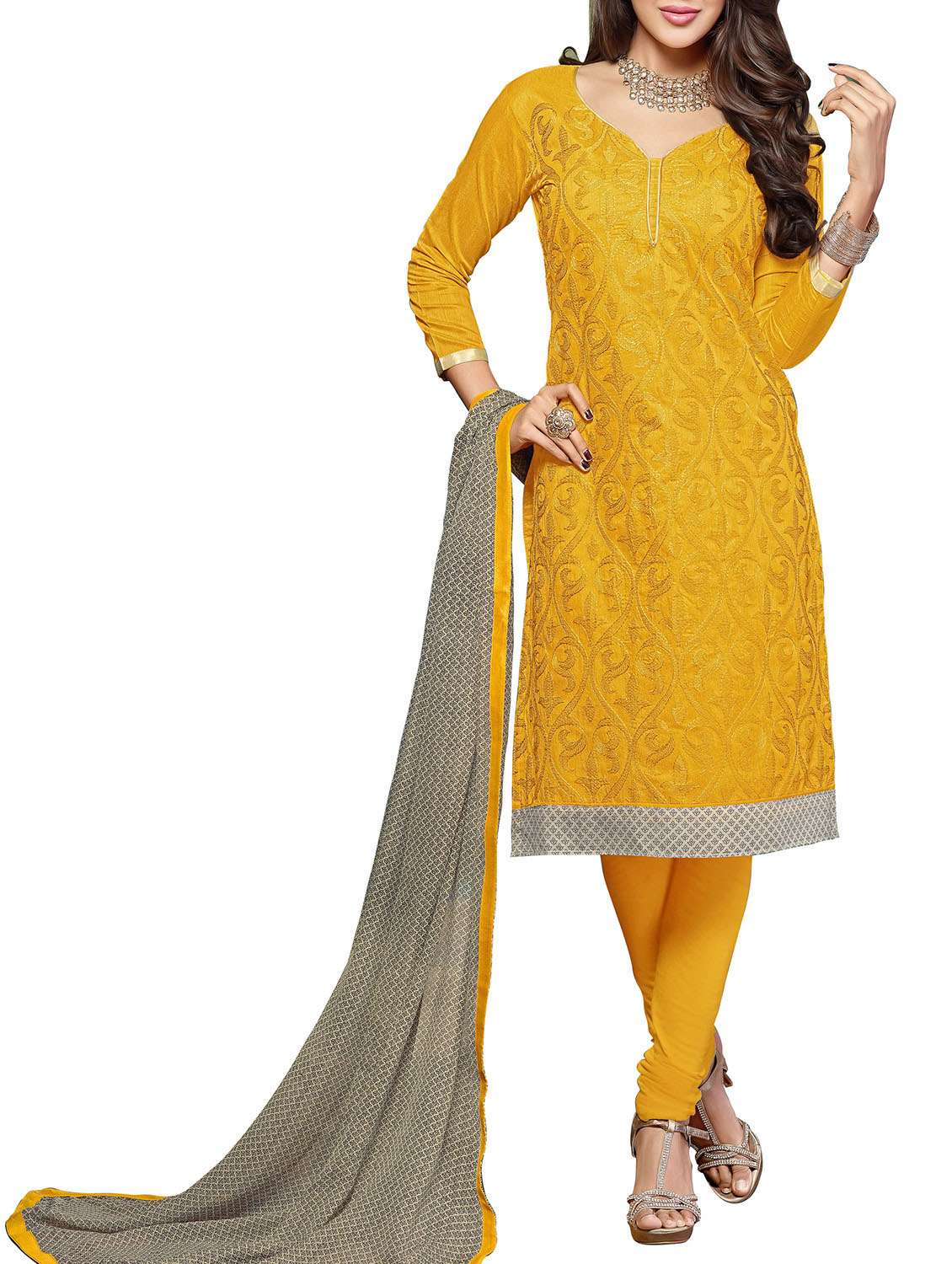 limeroad churidar materials